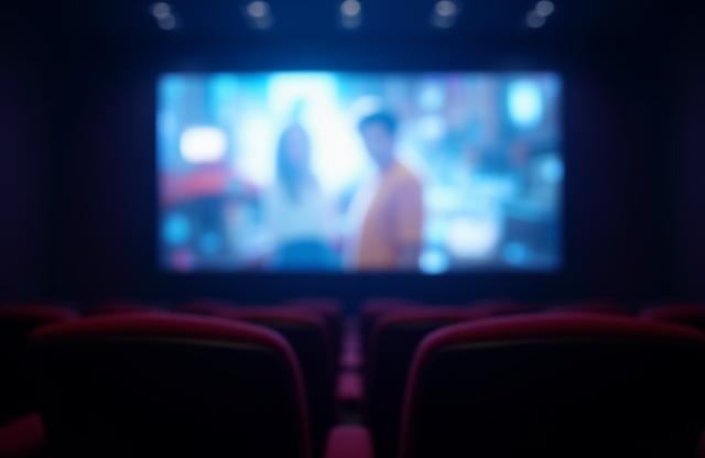 In-theater advertising displayed on cinema screen